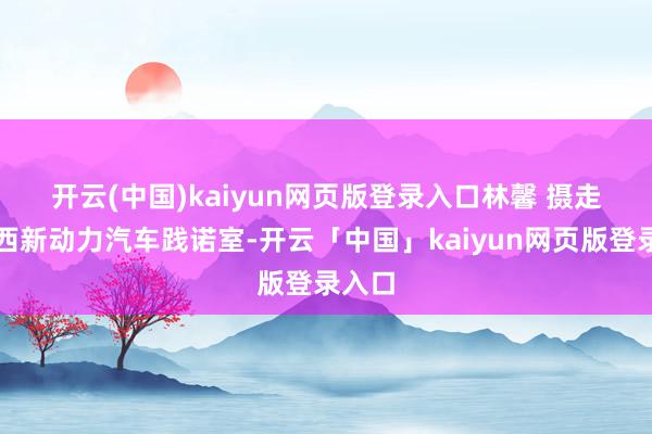 开云(中国)kaiyun网页版登录入口林馨 摄 走进广西新动力汽车践诺室-开云「中国」kaiyun网页版登录入口
